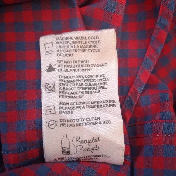 Denver Hayes Classic Fit Men's Red & Blue Checkered Casual Shirt - Picture 7 of 11